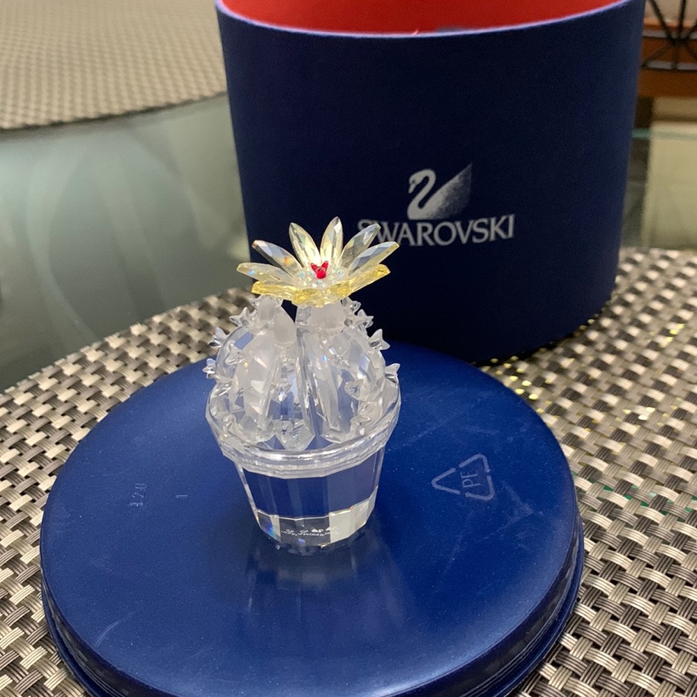 Retired Swarovski cactus